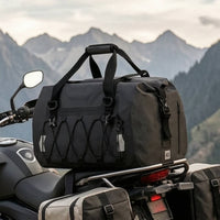Motorcycle Duffel Bag with Straps Spacious Motorcycle Travel Bag Secure Luggage for Commuters, Road Trips