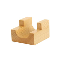 Sushi Holder with Cradle Compact Stand Natural Wood for Dinner Parties