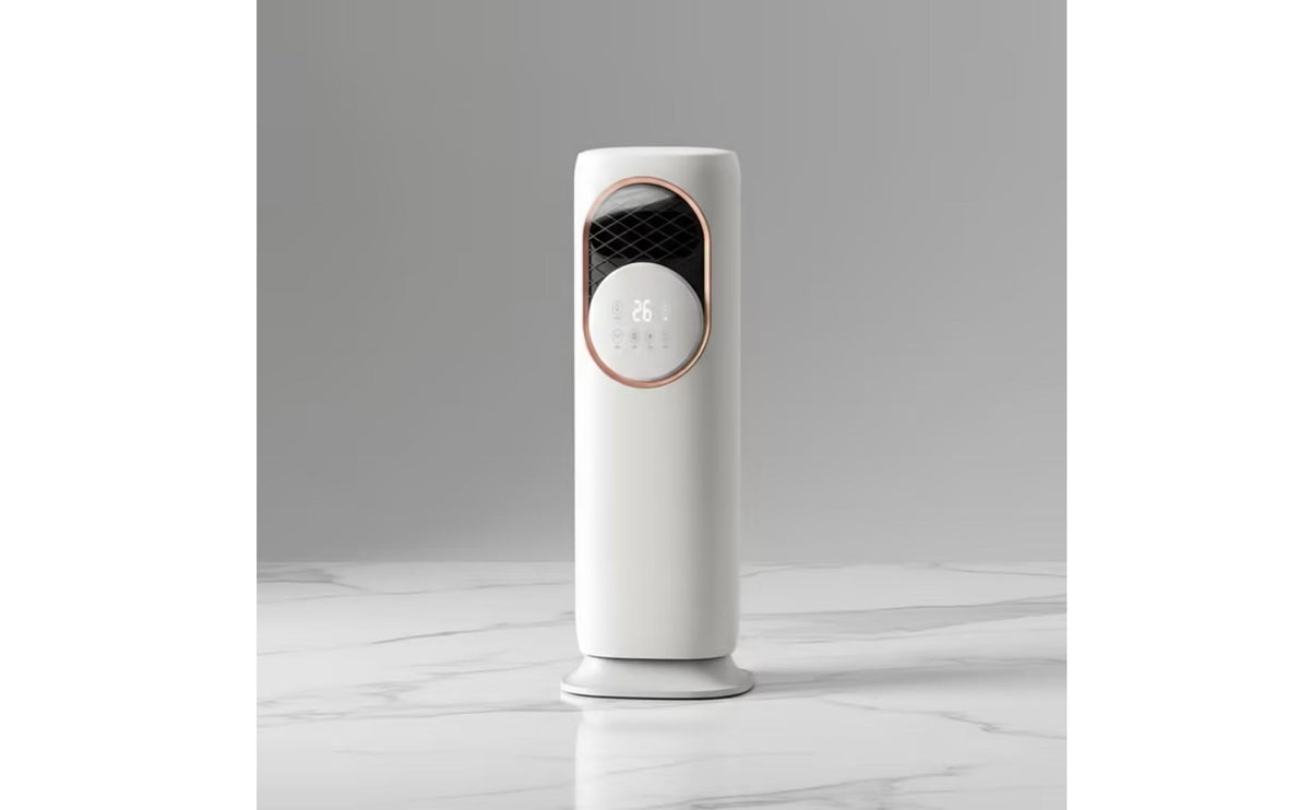 Cooling Column Fan with Heater Oscillating Floor Standing Fan Digital Quiet for Bedroom, Living Room, Apartment