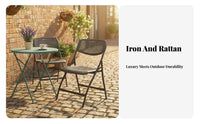 Long-Lasting Slatted Dining Armchair Sturdy Construction Slatted Metal Seat Weather Resistant Patio Chair Easy to Clean for Cafe Owners, Homeowners, Entertainers, Restaurant, Balcony, Backyard, Courtyard