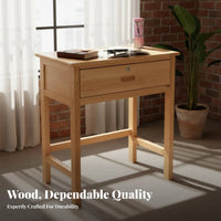 Traditional Design Old-Fashioned Wooden Desk and Chair Set Long-Lasting child's Desk and Chair with Storage Sturdy Construction Classroom Table Easy to Clean for Students, Children, Parents, School, Training Center, Homeschooling, Bedroom