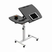 Bedside Rolling Desk Movable Adjustable Reading Stand Space-Saving
