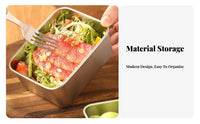 Large Capacity Stainless Steel Food Container Reusable Stainless Steel Food Storage Container Long-Lasting for Students, Picnic, Picnics