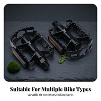 2 Pieces Mountain Bike Pedals Waterproof and Dustproof for Fixed-Gear Riders