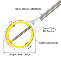Golf Ball Retriever Telescopic, Stainless Steel Golf Ball Collector, Golf Ball Picker Upper to Avoid Bending, Golf Accessories for Golfers