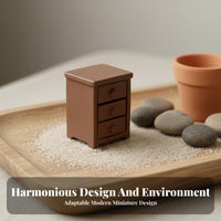 Realistic Design Miniature Furniture Model Detailed Models Simulation Furniture Piece Vivid Details for Crafters, Adults, Terrarium, Desktop