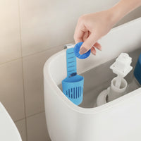 Hanging Toilet Tank Tablet Holder Adjustable Toilet Tablet Holder with Hook No-Drill Ventilated