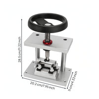 Watch Case Opener Machine Adjustable Watch Case Opener with Handwheel Professional Caseback Removal Tool for Workbenches