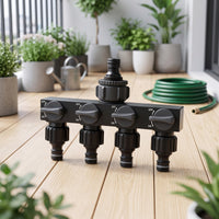 5 Way Garden Hose Splitter Heavy-Duty 5-Port Hose Splitter Easy to Use for Irrigation