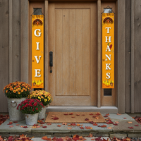 Thanksgiving Porch Banner Set - Autumn Harvest Holiday Decoration