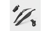2 Pieces Bike Mudguard Enhanced Mud Protection Mudguard with Clamp Mudguard Clamp Plate Adjustable Bike Part Black for Cyclists
