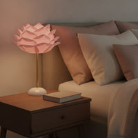 Floral Rose Table Lamp Corded Flower Table Lamp Elegant Warm for Bedside