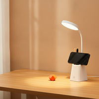 Desk Lamp with Pen Holder Touch Control LED Desk Lamp with Phone Stand Table Light Dimmable 3 Color Modes for Students