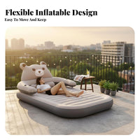 Cute Cartoon Design creatureShaped Lounger Plush and Soft Frameless Lounge Chair Lightweight Lazy Sofa No Assembly Required for Adults, Teenagers, Students, Bedroom, Dorm Room, Playroom, Office