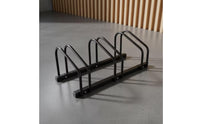 Steel Cycle Parking Rack Powder-Coated Bike Rack with Wheel Slots Heavy-Duty Cycle Stand Stable for Cyclists, Commuters, Outdoor
