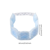 Translucent Neck Cooling Collar Flexible Adjustable Neck Cooler Snowflake Pattern Heat Relief Gear Glossy Finish for Outdoor, Sports