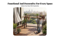 Floor-Standing Tiered Planter Shelf Indoor & Outdoor Use Flower Rack Multi-Tier Plant Stand Space Saving for Gardeners, Homeowners, Balcony, Patio, Living Room, Corner