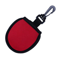 Golf Ball Pouch Soft-Lined Golf Ball Holder Belt Pouch with Clip Portable Easy to Clean for Golfers