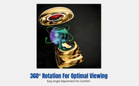 Car Dashboard Mount, Zen Monk Design, 360° Rotating Universal Holder, Decorative Accessory, Random Color