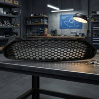 Front Bumper Center Grille Compatible Fore and Middle Grille Car Part Easy Installation Enhanced Cooling