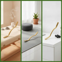 Brass Massage Rod Ergonomic Gua Sha Tool Copper Alloy Massage Tool for Masseuses, Athletes