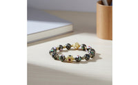 Enameled Bracelet Elegant Cloisonne Bracelet Intricate Wristband for Women, Special Occasions