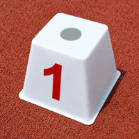 Color Cone, Marker Cone, Lane Marker, Track and Field Equipment, Sports Day, Sprint Race, Plastic, Set of 8