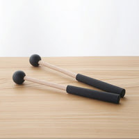 Wooden Percussion Mallets Burr Musical Play Mallets Smooth Wooden Mallet for Kids, Young Children, Music Classrooms, Home Activities