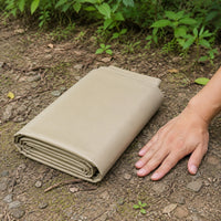 Fishing Umbrella Enclosure, Khaki Black Vinyl, Waterproof, Windproof, Sunshade, Fully Enclosed, Fishing Tent, Rain Cover