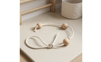 Climbing Rope with Wooden Balls Grip Training Rope Indoor for Young Children, Playroom