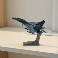 1/48 1/48 F 16V Plane Collectible Fighter Jet Model with Stand Desktop Decoration Diecast Aircraft with Stand for Aviation Enthusiasts, Bookshelf, Office