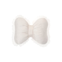 Car Cushion Beige Bow-Shaped Cushion Soft for Drivers, Commuters