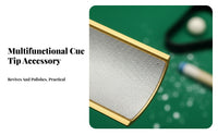 2-in-1 Cue Tip Maintenance Accessory Improves Chalk Adhesion Pool Cue Tip Professional Grade Billiards Accessory