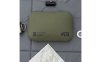 Flocked Inflatable Camping Pillow Ultralight Camping Pillow Compressible Bedding Ergonomic for Campers, Backpackers, Backpacking