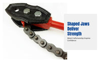 Heavy Duty Chain Wrench, Adjustable B Type, Multifunctional Tool, Suitable for Water and Fire Pipes