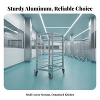 Enclosed Baking Rack Transparent for Pastry Shop