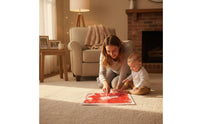Stress Relief Liquid Filled Floor Tile Colorful Gel Play Mat Visual & Tactile Stimulation Interlocking Sensory Tile for Toddlers, Kids, Babies, Playroom, Classroom