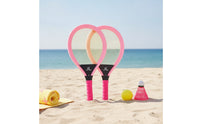 2 Pieces Non-Slip Kids Tennis Racket Set Large Tennis Racket Toy Lightweight Racquet Sturdy for Children