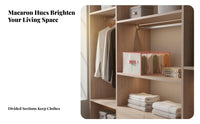 Foldable Compartment Box Space-Saving Foldable Compartment storage container Large Capacity