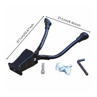 Center Mount Bike Kickstand Easy to Install Double-Leg Kickstand Non-Slip Vehicle Part for Repair