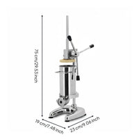 Churros Press Machine Heavy Duty Stainless Steel Churros Machine Ergonomic Handle Manual Churro Maker for Professionals, Snack Shop, Bakery