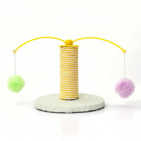 Colorful Cat Scratching Toy with Sisal Post Interactive Cat Scratching Post Sturdy for Cats, Pet Corner, Living Room