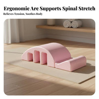 Improves Posture Pilates Spine or Increases Flexibility Pilates Arc Barrel Ergonomic Curve Design Spinal Alignment Tool Core Strength Training for Physical Rehabilitation Patients, Office Workers, Beginners, Home Gym, Stretching Routines, Workout Sessions