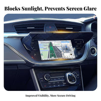 Car Navigation Screen Visor Reflection Deflector Car Navigation Visor Universal Fit for Professional Drivers, Sunny Conditions, Road Trips