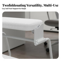 Anti-Slip Base Adjustable Under-Desk Footrest Textured Massage Surface Foot Support Footstool for Students, Adults, video game enthusiasts, Study Room, Home, Gaming Setup, Travel