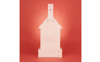 Compact House-Shaped Display Toy Lightweight Point-of-Purchase Display with Hook Minimalist Stable for Retailers, Retail Displays, Countertop Promotions