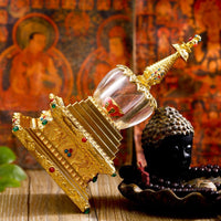 Alloy Crystal Relic Stupa for Buddhist Use
