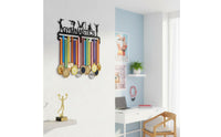 Metal Gymnastics Medal Hanger Easy to Install Gymnastics Medal Holder Space Saving Sports Award Holder Decorative for Gymnasts, Athletes