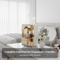Desktop Vanity Case with Drawers Transparent Lid Makeup holder long-lasting for Adults