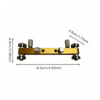 Nut Sanding Tool Adjustable Clamps Guitar Nut File String Slot File for Repair Bench